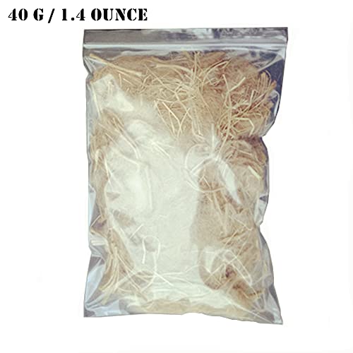 YJJKJ Natural Mixing Nesting Material Pads for Bird Nest, Bird Nest Material, Great for Nest Building and Hideouts, 40g/1.4 oz
