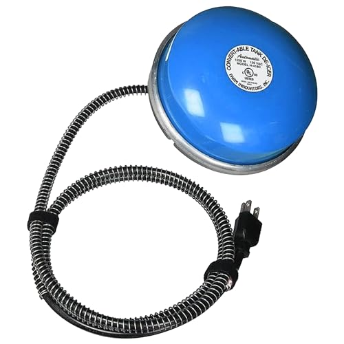 Farm Innovators Ice Chaser Cast Aluminum Floating Tank De-Icer, 1250 Watts | Thermostatically controlled heater operates only when necessary, cast aluminum construction, plastic-safe - color: Floating, size: Single Pack