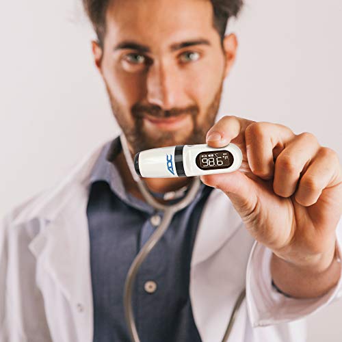 ADC Adtemp-Mini 432 1-Second Non-Contact Infrared Thermometer | Compact, lightweight, and fast, with a wearable design for easy portability. Suitable for busy professionals and home use.
