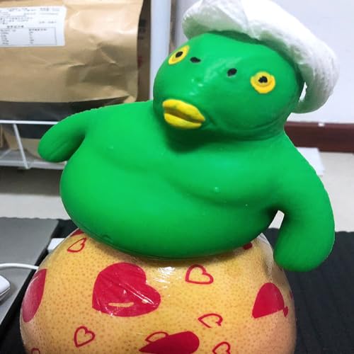 Squishy Sand Toys, Green Head Fish Toys, Stretch Stress Relief Toy, Novelty TikTok Squeeze Toys, Funny Memory Sand Sensory Stress Toy for Anxiety Women Men Kids (Small) - style: Small Green Head Fish