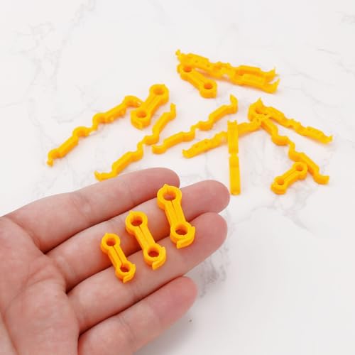 Gosknor 15pcs Chicken Leg Bands, Baby Chick Splay Leg Hobble Chicken Leg Bands Poultry Leg Ties Chicken Ties Chicken Hobble Braces for 1 to 3 Days Old Newborn Chicks Birds