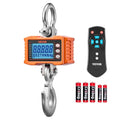 VEVOR Digital Crane Scale, 4400 lbs/2000 kg Max Capacity, Heavy Duty Industrial Hanging Scale with Cast Aluminum Case & LCD Display, 1 lbs Division & 3 Unit Switch, Remote Control for Garage Factory - style: 4400BLS