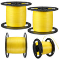 Qualirey 2 Pcs Sticky Fly Tape Roll 1000 ft Fly Ribbon Line Kit Housefly Reel Hanging Sticky Tape Trap Disposable Bug Strip for Barns Home Indoor Outdoor, Non-Toxic (Yellow) - color: Yellow