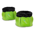 Shires Equestrian Equine Horse Arma Fleece Overreach Bell Boots - color: Bright Green, size: Pony