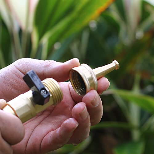 Brass Hose Nozzles,Heavy-Duty Brass Jet Sweeper Jet Nozzle, 2 Pack (Jet Sweeper BB) - color: Jet Sweeper BB