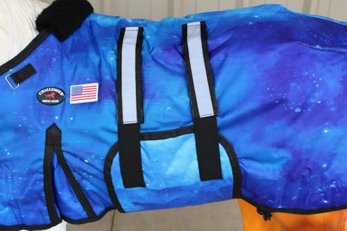 1680D Miniature Foal Pony Donkey Weanling Winter Blanket 519TS12-XL - color: Night Sky, size: 48-54 Inches (Xlarge)