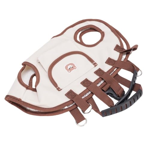 Adjustable Pet Sling Carrier - Breathable Oxford Shoulder Strap Harness, Portable Travel Support with 59-Inch Leash for Small Medium Dogs Cats (Small)