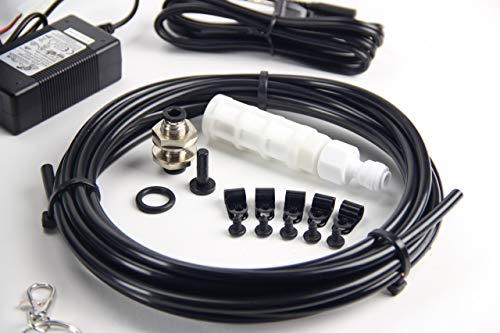 MistKing – Starter Misting System, 5th Gen | Used by Zoos, Botanical Gardens, Institutions & Hobbyists | Expandable to 10 Nozzles | Extremely Fine Mist | 50 Micron Droplets | MKSMS5-125-50 | Used by Zoos, Botanical Gardens, Institutions & Hobbyists, Expan