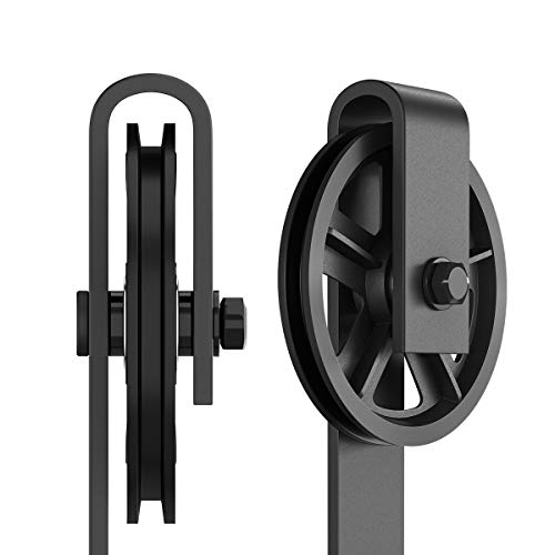 SMARTSTANDARD Sliding Barn Door Hardware Hangers 2pcs (Big Wheel Hangers) - style: BW