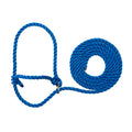 Weaver Livestock Poly Rope Breaking Cattle Halter, Adjustable, Modern Style Cow Calf Halter, Livestock Handling Equipment for Showing, Blue - color: Blue