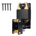 2 Way Heavy Duty Lockable Gate Latch, Black Anti-Sag Farm Gate Latch, Two-Way Livestock Gate Latch Hardware for Farms, Metal Gates, Ranches, Pet Cages, Fences, Stables, 1 pcs