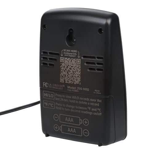 La Crosse Technology 314-1410 Battery Operated Digital Thermometer with Wired Probe