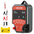 VEVOR Electric Fence Charger, 10kV 2J, AC DC Electric Fence Energizer with LED Indicator, 1.86 Miles Range, Powerful Plug-in Fences Charger, Prevents Wild Animals Intrusion for Livestock Poultry - style: 2J
