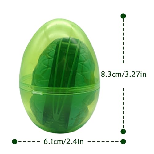 FUNKY WIZARD 4 Pack Dinosaur Easter Jumbo Princess Deformation Prefilled Easter Eggs with Toys, Easter Party Favors Gift for Girls Boys Toddlers Kids, Easter Basket Stuffers Fillers - style: dinosaur