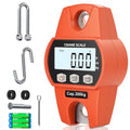 Hanging Scale 660lb/300kg - High-Accuracy Crane Scale with Aluminum Frame and LCD Display. Functions as Fishing Scale and Luggage Scale. for Farm, Hunting, Fitness, and Travel Weighing