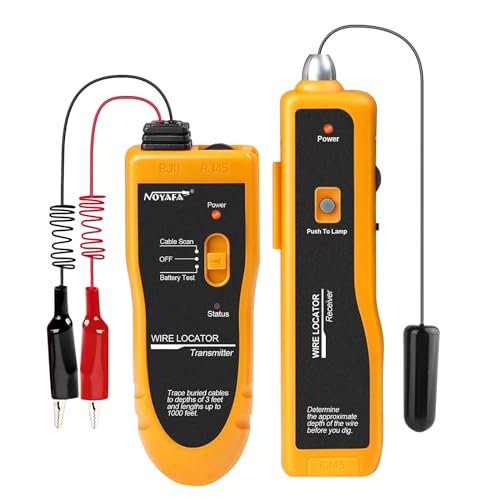 Underground Wire Locator Upgrade, RockyMars Cable Tester for Invisible Fence for Dogs, Circuit Breaker Finder, Electric Fence Wire Tracer, Wire Break Locator, etc.