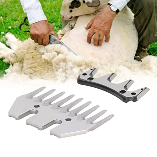 Electric Clipper Blade Sheep Shears Replacement Blades High Carbon Steel 9 Tooth Incisive Wear Wool Comb Cutter Blade for Sheep Shearing and Wool Cutting