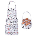 Egg Collecting Apron and Basket, Egg Apron for Fresh Eggs | 12 Pouches Chicken Egg Apron with 2 pockets, 7 Pouches Egg Basket, for Chicken, Duck, Goose, Bird, Various Poultry Collection