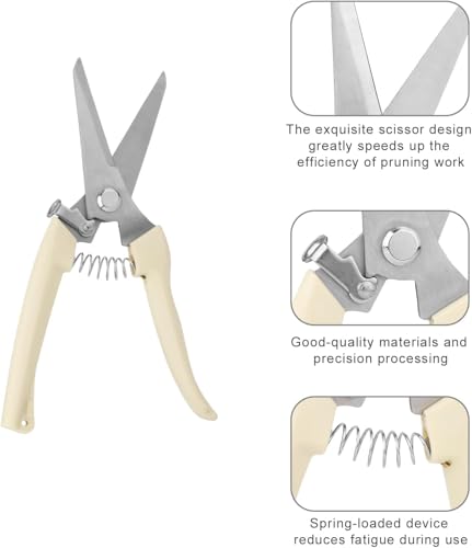 Goat Hoof Trimmers, Stainless Steel Hoof Trimming Tool with Spring Shears Sheep Nail Clippers for Pig, Horse, Livestock
