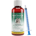 Liquid Dewormer for Cats & Kittens, Pyrantel Pamoate Oral Suspension, Removes Roundworm, Hookworm Broad Spectrum, with 1ml Dosing Syringe (50ml)