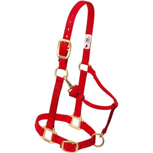 Weaver Leather Original Adjustable Nylon Horse Halter, Weanling/Pony, Purple