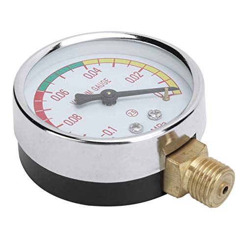 G1/4 Male Thread Milker Vacuum Regulator Gauge, Vacuum Regulator & Gauge Tee Adapter for Cow Goat Milker Hine, for Cow and Goat Milking Hines