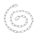PATIKIL Gate Chain Lock, (35.5Inch, Silver) (1 Pcs)304 Stainless Steel Hanging Chain Lock for Stall Barn/Cabinet/Fence/Hammock/Pet Cages - size: 35.5Inch