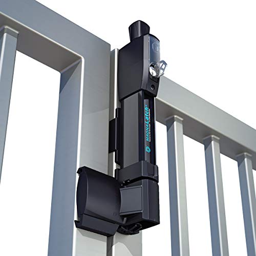 National Hardware MagnaLatch Pool Gate Latch, Vertical Pull, 13", Black - size: (Pack of 1)