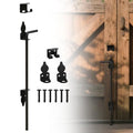 36" Heavy Duty Cane Bolts for Gates with Black Rustproof Powder Upgraded Hardware Gate Drop Rod for Wood PVC Vinyl Fences Gates, Double Doors-1 Pack - size: 36 Inch-1pack