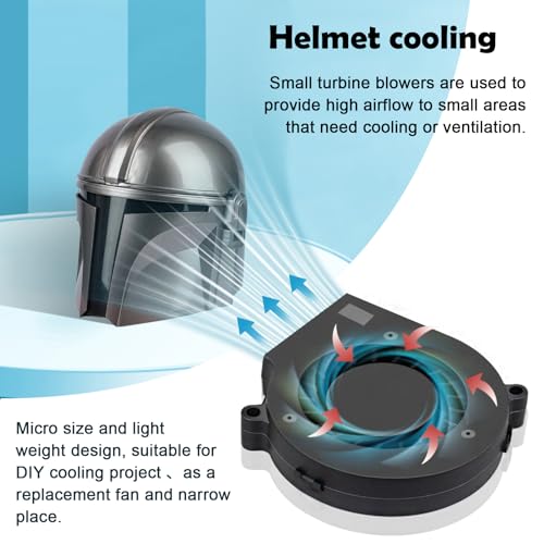 12V Brushless DC Centrifugal 75mm x 15mm Blower Mini Turbo 2Pin Fan for Humidifier、Helmet、3D Print - style: 75 x 15 12v2p