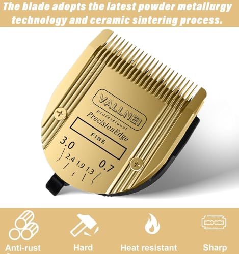 5-in-1 Replacement Clipper Blade, Detachable & Adjustable Dog Grooming Blade Compatible with Wahl Arco, Bravura, Chromado, Creativa, Figura, Motion & SuperGroom (Gold 1 Pack) - color: Gold, size: 1 Pack