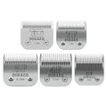 5Pcs Dog Grooming Blades Set,Compatible with Andis,OsterA5,Wahl KM10 Series | Include 10/7F/5F/4F/3F Detachable blade ,Made of Stainless Steel - size: 10+7F+5F+4F+3F