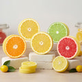12 Pcs Lemon Printed Sponges Bulk Fruit Slices Dish Cleaning Sponges Household Non Scratch Reusable Absorbing Cleaning Scrub Tools for Washing Dishes, Cookware, Tubs, Sinks