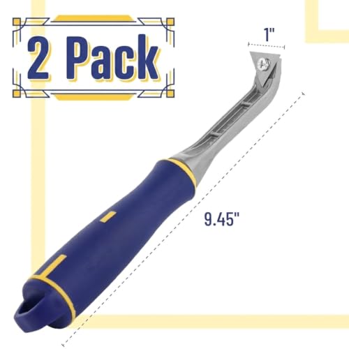 Bates- Carbide Scraper, 1 Inch, 2 Pack, Three-Edged Tungsten Steel Triangular Blade - size: 1 Inch 2 Pack