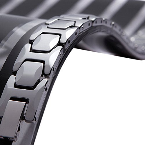 Urban Jewelry Mens Solid Tungsten Pyramid Finish Bracelet Bold Wrist Style | Pyramid Bracelet Solid Tungsten Chip Resistant Finish Everyday Wrist Piece Modern Bracelet Style Classic Chain Look - color: Awesome Link Pyramid Bracelet
