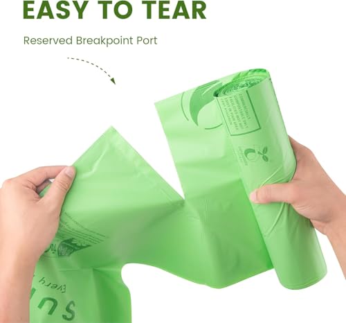 SUPERBIO 64 Gallon Compostable Yard Waste Bags | Lawn & Leaf Bags, 242.3L, 10 Count, Heavy Duty 1.57 Mils, BPI and OK compost INDUSTRIAL - style: 64 gallon,10 count