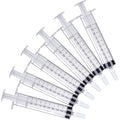 10ml Syringe for Liquid, 10cc Syringes Without Needle, Individually Wrapped, Pack of 12 - size: 10ml