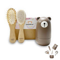 Baby Nail Clippers Set with Cute Case, Infant Fingernail and Toenail File Kit for Newborn Manicure and Pedicure, New Mom Grooming Gift - color: Brush Bronze