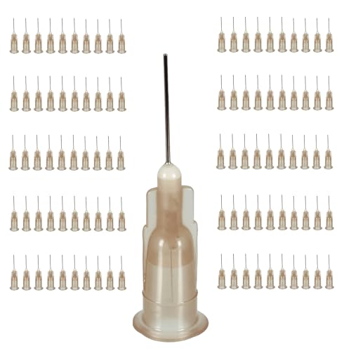 100pcs 27G Blunt Tip Glue Dispensing Nozzles, 0.5 inches - size: 27G 100pcs