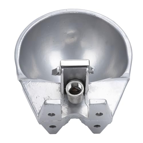 Fabater Livestock Water Bowl, Livestock Push Paddle Automatic Metal Waterer, Easy Installation Drinking Water Trough for Horse, Goat, Sheep, Cattle