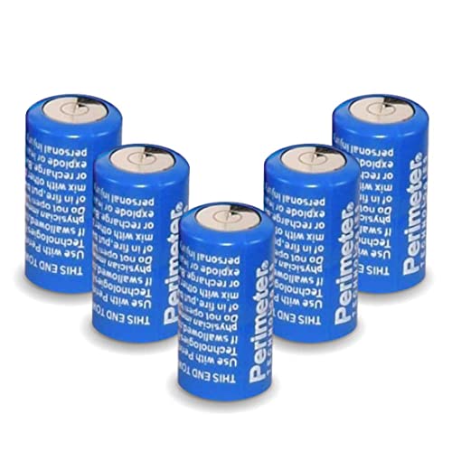 Extreme Dog Fence Collar Battery 6V, 5-Pack, for Receiver Collars | Lithium replacement battery for Extreme Dog Fence & compatible in-ground receiver collars; long life; waterproof when sealed - size: 5 Pack