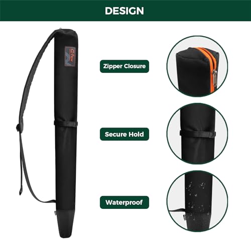 FXW Stake Bag Designed for Storing and Carrying While Camping | Multi-Brand Fit, for 45"H Playpen Stakes, Hands-Free Design, Stakes Not Included - size: 45inch