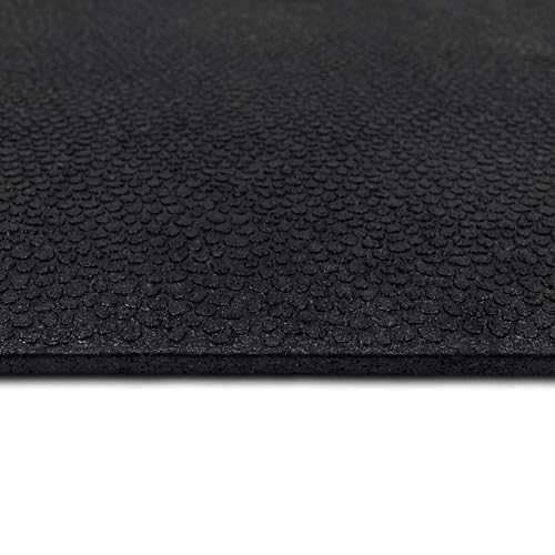 Mohawk Home Heavy Duty Rubber Stall Mat - Gym Floor- Under Dog Crate - All Purpose Utility 2'x3' - 1/2" Thick (Pack of 3) - Solid Texture - size: 3 Pack (2' X 3')