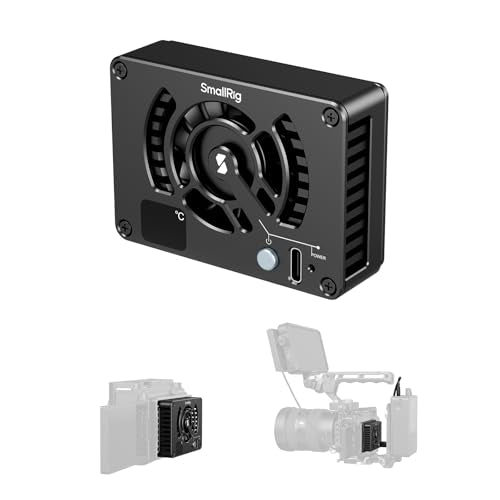 SmallRig Cooling Fan External System with TEC for Sony/Canon/Fujifilm | Snap-on Design with TEC Cooling Module for Sony ZV-E1/A7 IV/A6700/FX3, for Canon R5/R6, for Fujifilm X-T4/X-S10 - style: for Sony/Canon/FUJIFILM