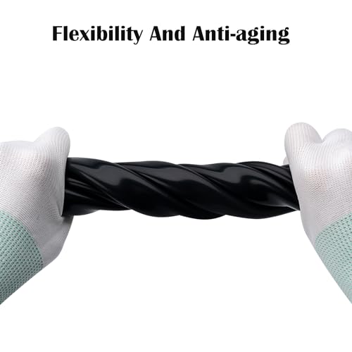 1/2"ID Silicone Tubing,Food Grade Hoses Pure Silicone Tubes High Temp Pipe | Flexible for Home Aquarium Brewing,Rubber Tubing,1/2" ID x 5/8" OD,10 Feet Length,Black - size: 1/2"ID x 5/8"OD, style: 10 Feet
