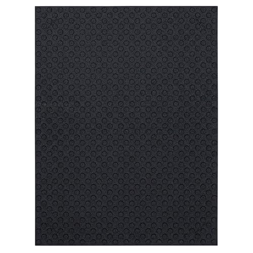 Mohawk Home Heavy Duty Rubber Stall Mat - Gym Floor- Under Dog Crate - All Purpose Utility 3' x 4' - 1/2" Thick (Pack of 10) - Solid Texture - size: 10 Pack (3' X 4')
