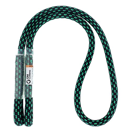 GM CLIMBING 8mm (5/16") Prusik Swen Eye-to-Eye Pre-Sewn 30 inch / 45 inch - color: Black-30 inch