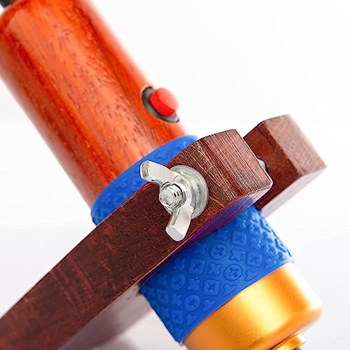 Carpet Clipper Shear Guide, Durable Acrylic and Solid Wood Electric Clipper Shear Stand for Your Pets Hair Wool