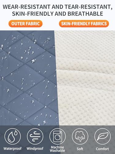 Wearable Heated Blanket,12V Cordless 15000 mAh,3 Heating Set | Cordless heating pad design,Battery Operated,Sherpa Lining,Heated Shawl Throw Blanket for Car,Camping,Backpacking,Hiking - color: Elegant Gray