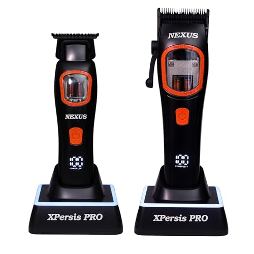 PRO Nexus Barber Hair Clipper and Trimmer for Men Vector Motor Dual Coil 9000 RPM Low Vibration